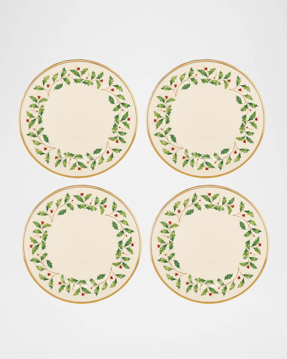 Holiday Dinnerware Dinner Plates, Set of 4